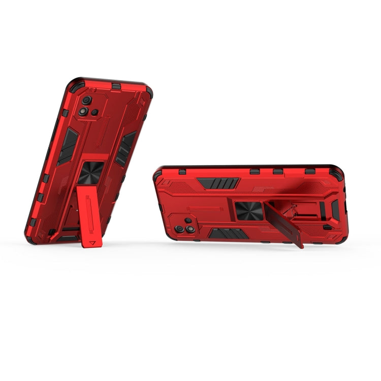 For OPPO Realme C20 Supersonic PC + TPU Shock-proof Protective Case with Holder