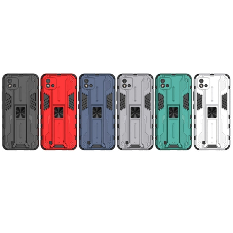 For OPPO Realme C20 Supersonic PC + TPU Shock-proof Protective Case with Holder