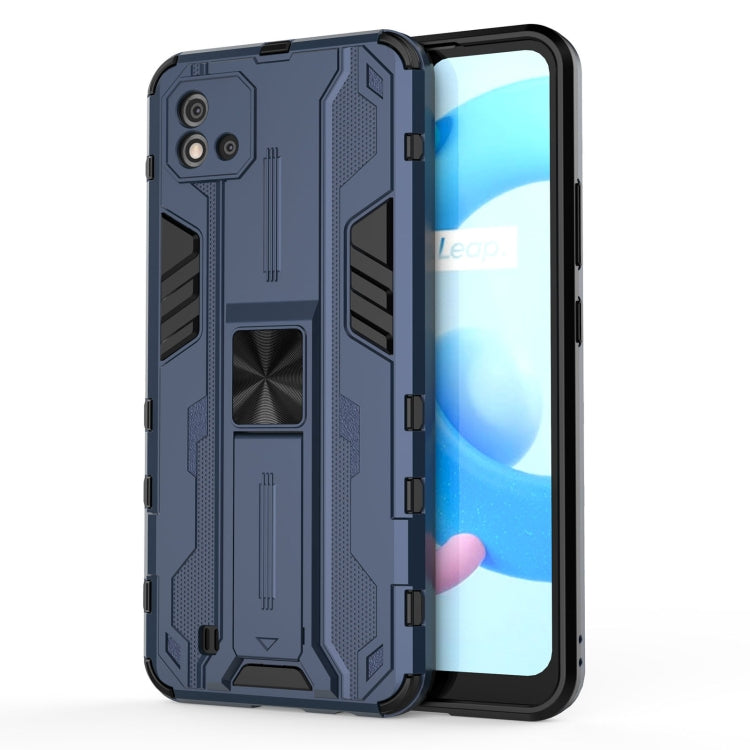 For OPPO Realme C20 Supersonic PC + TPU Shock-proof Protective Case with Holder