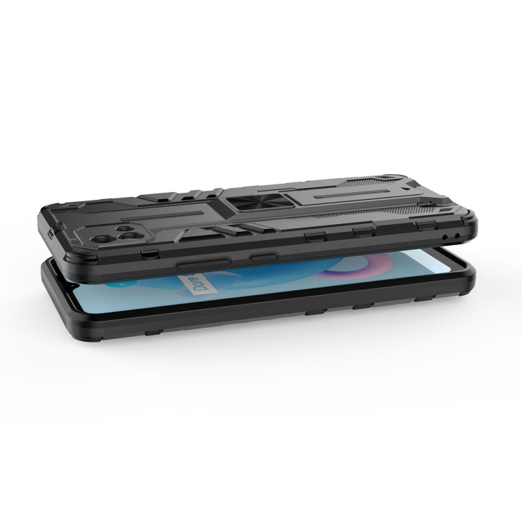 For OPPO Realme C20 Supersonic PC + TPU Shock-proof Protective Case with Holder