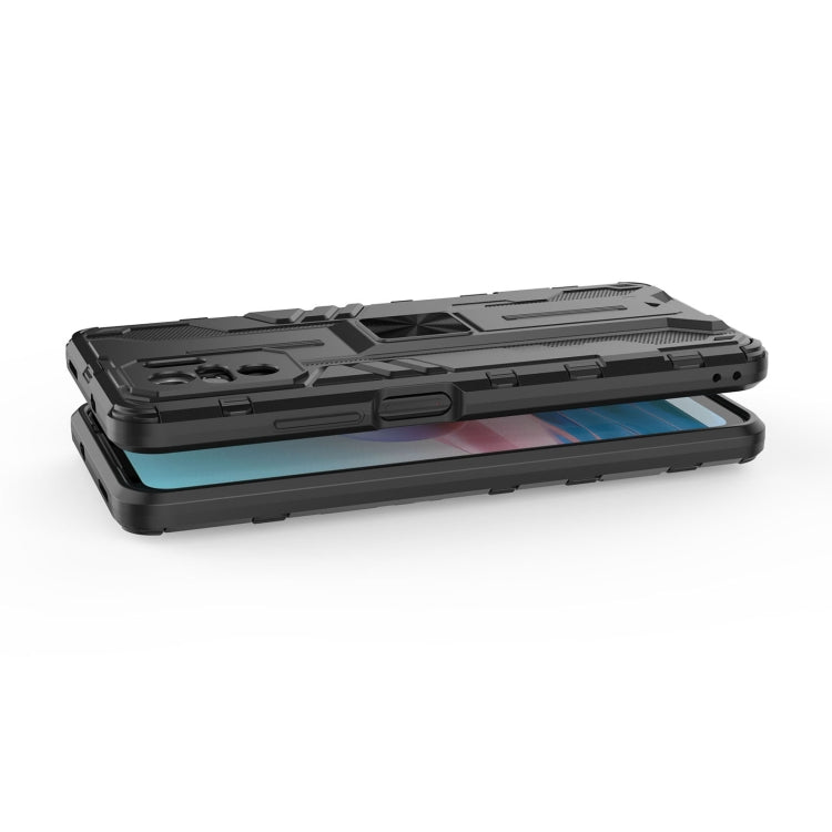 For Xiaomi Redmi Note 10 4G Supersonic PC + TPU Shock-proof Protective Case with Holder