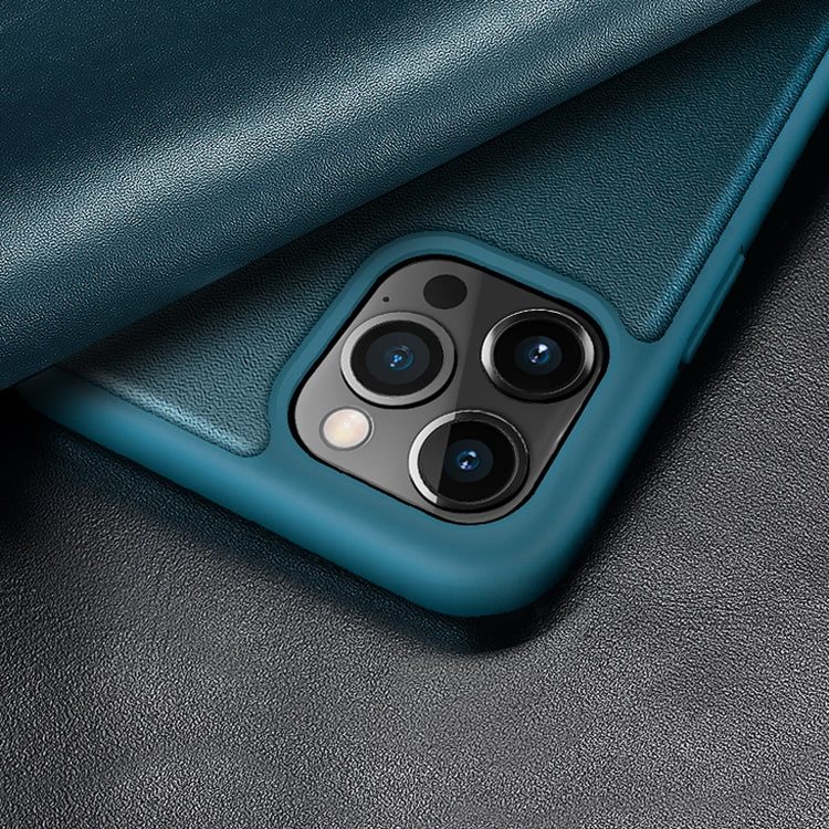 For iPhone 12 Pro Max Magnetic Side Window View Shockproof Horizontal Flip Leather Case