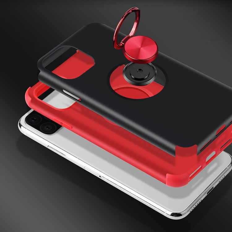 For iPhone 11 Cool Series Shockproof TPU + PC Protective Case with Invisible Ring Holder
