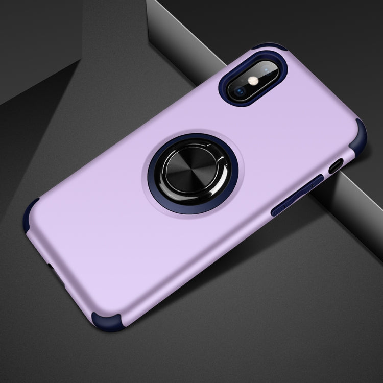 For iPhone XR Cool Series Shockproof TPU + PC Protective Case with Invisible Ring Holder