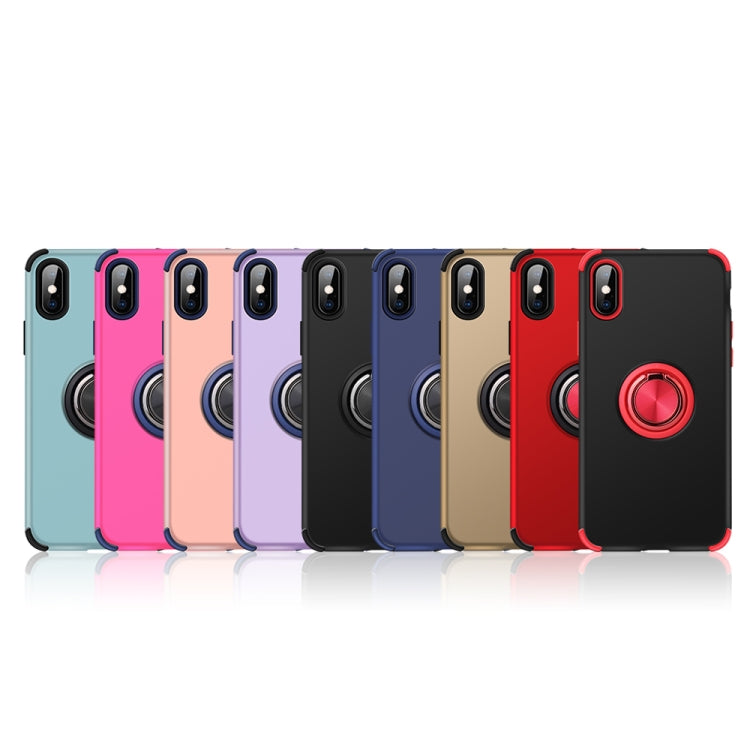 For iPhone XR Cool Series Shockproof TPU + PC Protective Case with Invisible Ring Holder