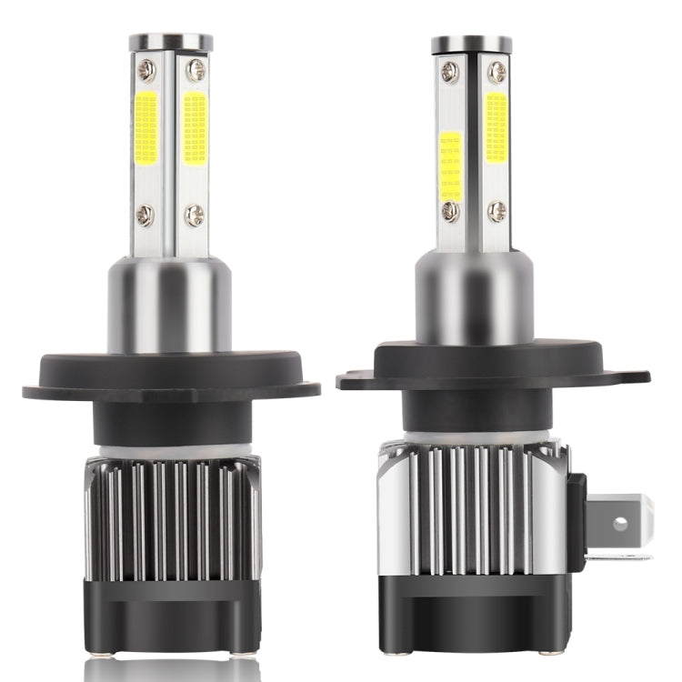 M5 H4 / HB2 / 9003 2 PCS DC9-36V / 25W / 6000K / 2500LM IP68 Waterproof Car LED Headlight(Cold White Light)
