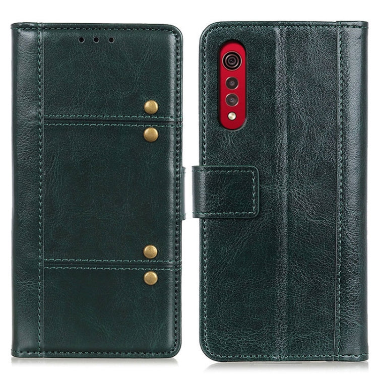 For LG Velvet 2 Pro Peas Crazy Horse Texture Horizontal Flip Leather Case with Holder & Card Slots & Wallet