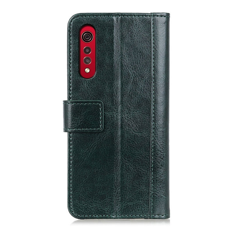 For LG Velvet 2 Pro Peas Crazy Horse Texture Horizontal Flip Leather Case with Holder & Card Slots & Wallet