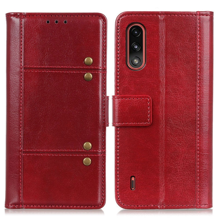 For Motorola Moto E7 Power Peas Crazy Horse Texture Horizontal Flip Leather Case with Holder & Card Slots & Wallet