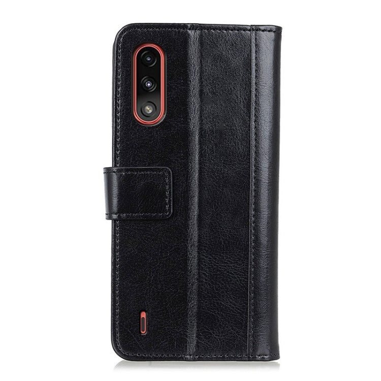 For Motorola Moto E7 Power Peas Crazy Horse Texture Horizontal Flip Leather Case with Holder & Card Slots & Wallet