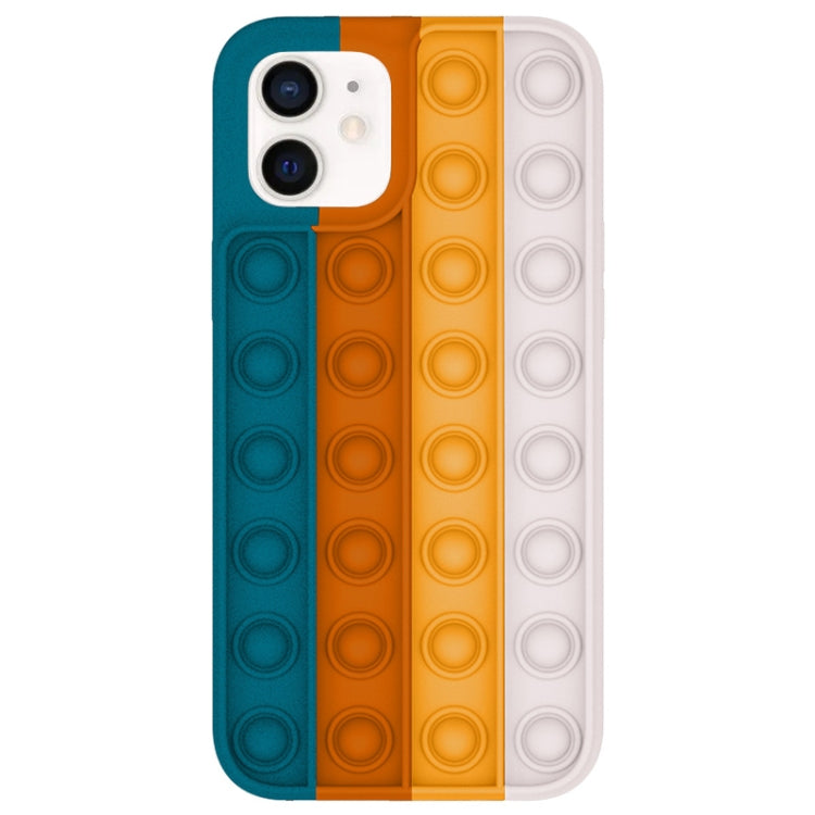 For iPhone 12 mini Shockproof Liquid Silicone Protective Case