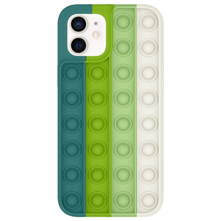 For iPhone 12 mini Shockproof Liquid Silicone Protective Case