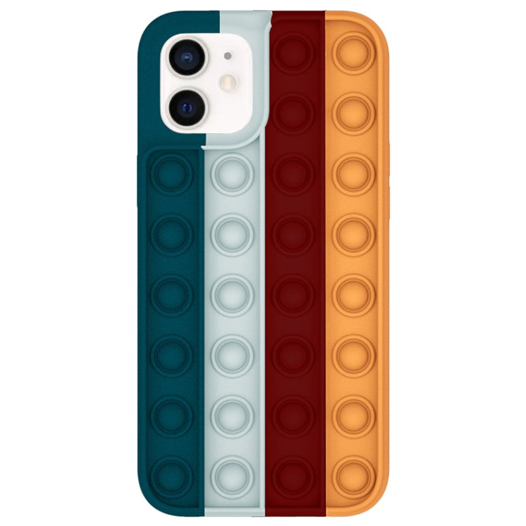 For iPhone 12 mini Shockproof Liquid Silicone Protective Case