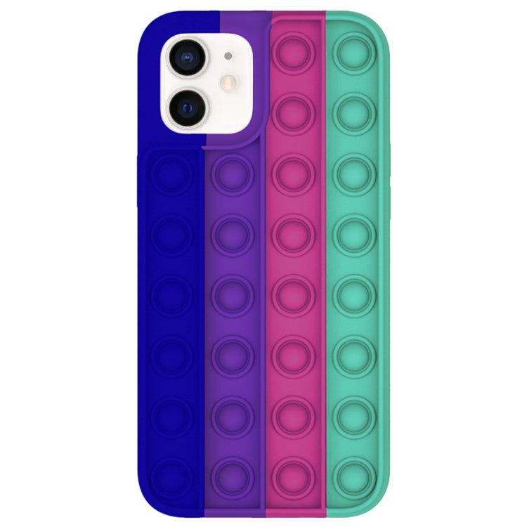 For iPhone 12 mini Shockproof Liquid Silicone Protective Case