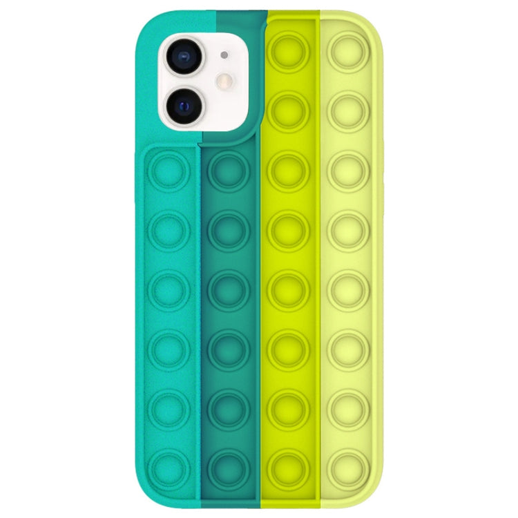 For iPhone 12 mini Shockproof Liquid Silicone Protective Case