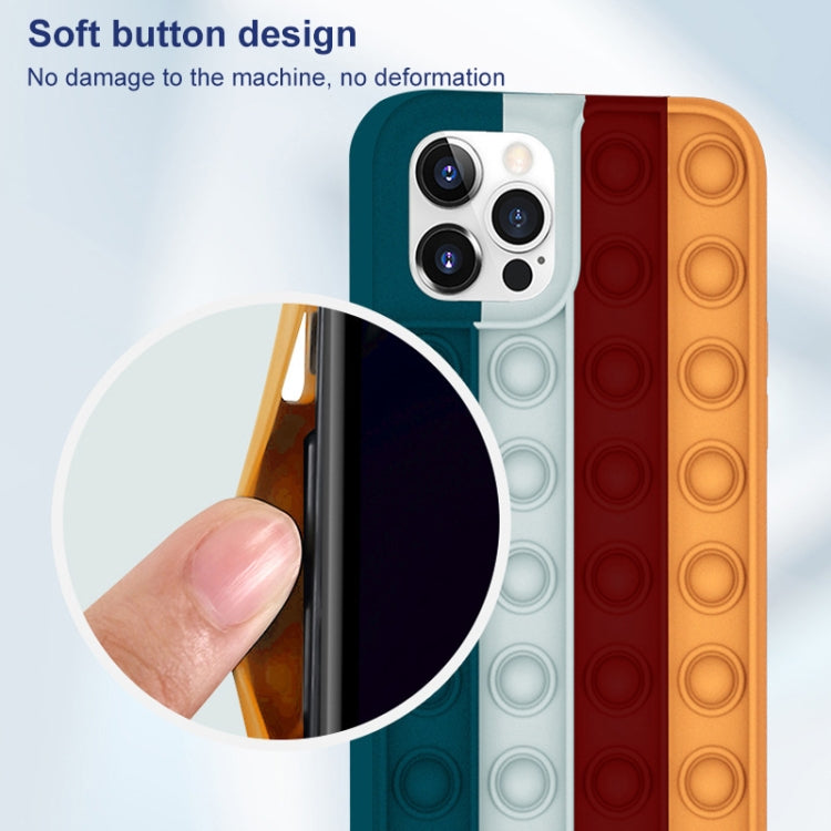 For iPhone 12 mini Shockproof Liquid Silicone Protective Case