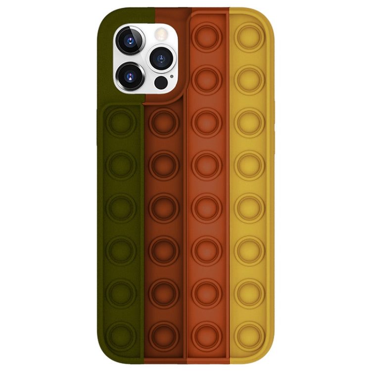 For iPhone 12 / 12 Pro Shockproof Liquid Silicone Protective Case