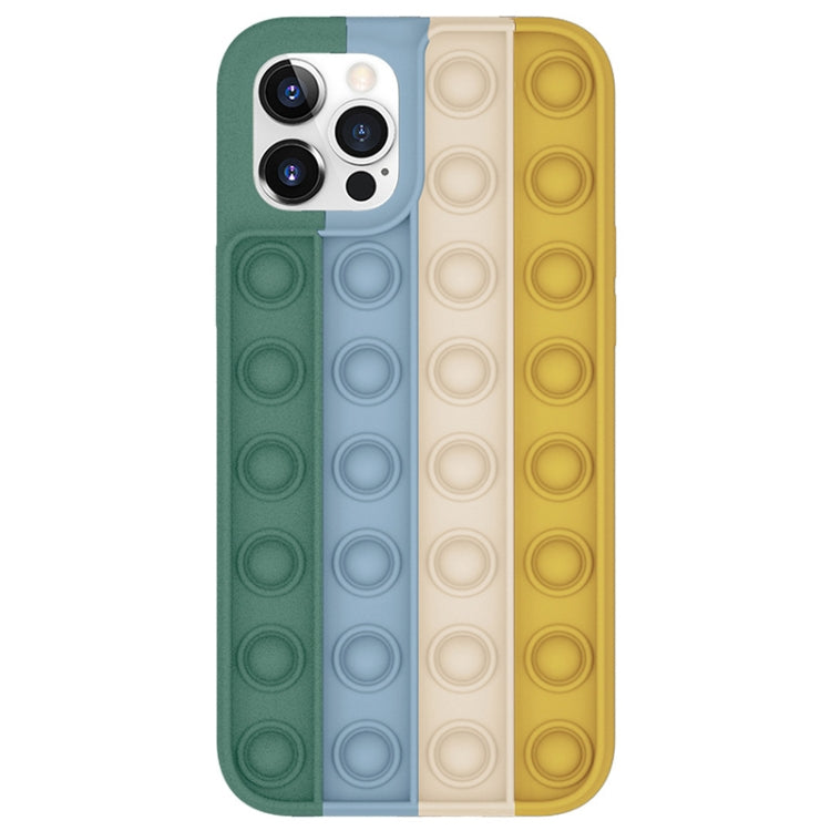 For iPhone 12 Pro Max Shockproof Liquid Silicone Protective Case