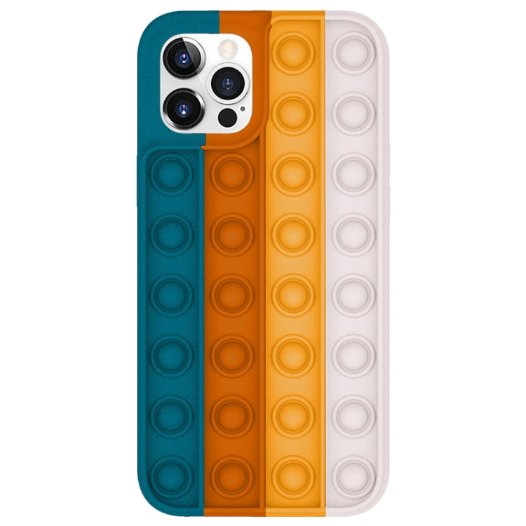 For iPhone 12 Pro Max Shockproof Liquid Silicone Protective Case