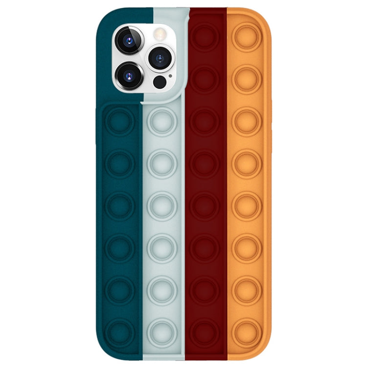 For iPhone 12 Pro Max Shockproof Liquid Silicone Protective Case