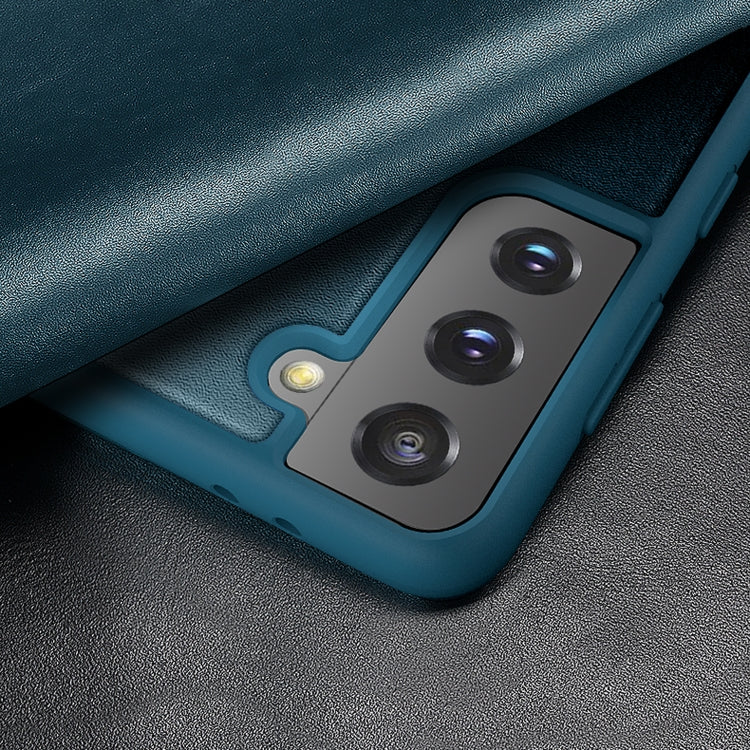 For Samsung Galaxy S21 5G Magnetic Side Window View Shockproof Horizontal Flip Leather Case