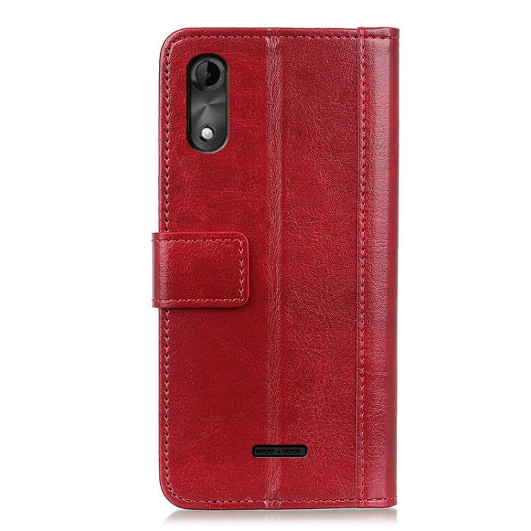 For Wiko Y51 Peas Crazy Horse Texture Horizontal Flip Leather Case with Holder & Card Slots & Wallet