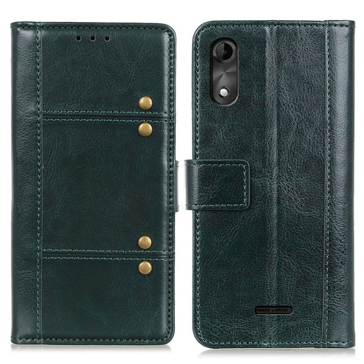 For Wiko Y51 Peas Crazy Horse Texture Horizontal Flip Leather Case with Holder & Card Slots & Wallet