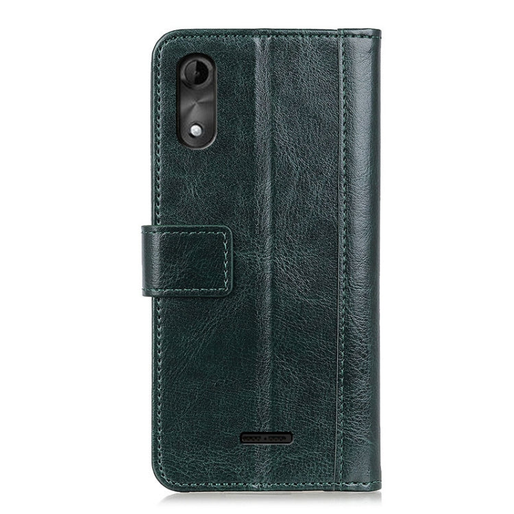 For Wiko Y51 Peas Crazy Horse Texture Horizontal Flip Leather Case with Holder & Card Slots & Wallet