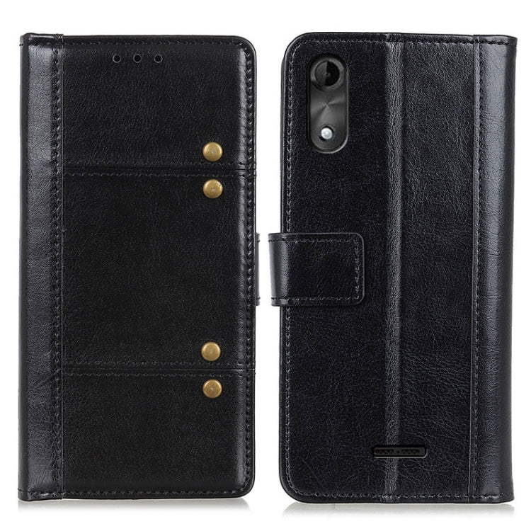 For Wiko Y51 Peas Crazy Horse Texture Horizontal Flip Leather Case with Holder & Card Slots & Wallet
