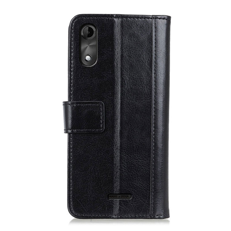 For Wiko Y51 Peas Crazy Horse Texture Horizontal Flip Leather Case with Holder & Card Slots & Wallet