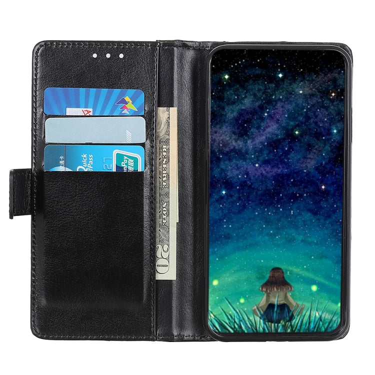 For alcatel 1S (2021) Peas Crazy Horse Texture Horizontal Flip Leather Case with Holder & Card Slots & Wallet