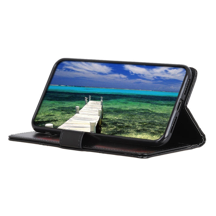 For alcatel 1S (2021) Peas Crazy Horse Texture Horizontal Flip Leather Case with Holder & Card Slots & Wallet