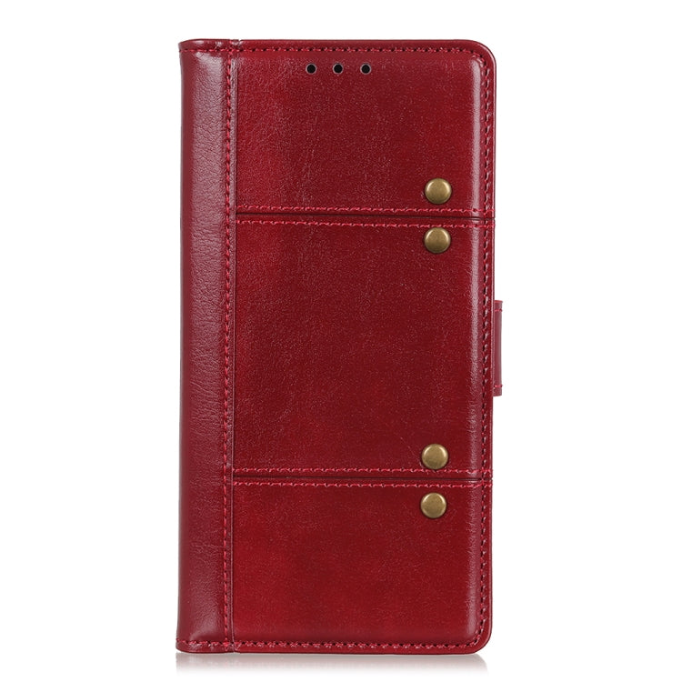 For alcatel 3L (2021) Peas Crazy Horse Texture Horizontal Flip Leather Case with Holder & Card Slots & Wallet