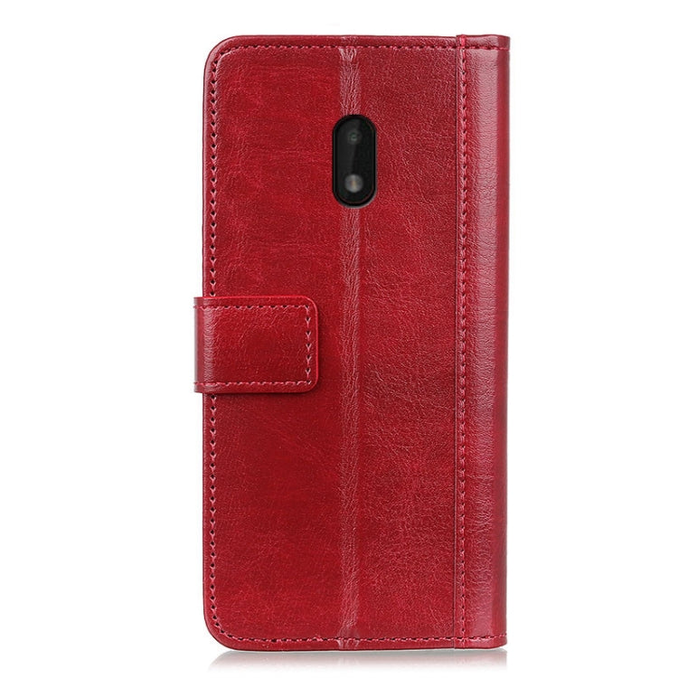 For Nokia C1 Plus Peas Crazy Horse Texture Horizontal Flip Leather Case with Holder & Card Slots & Wallet