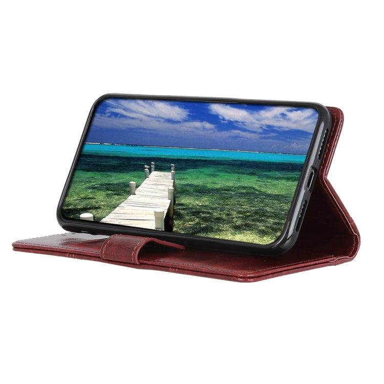 For Nokia C1 Plus Peas Crazy Horse Texture Horizontal Flip Leather Case with Holder & Card Slots & Wallet