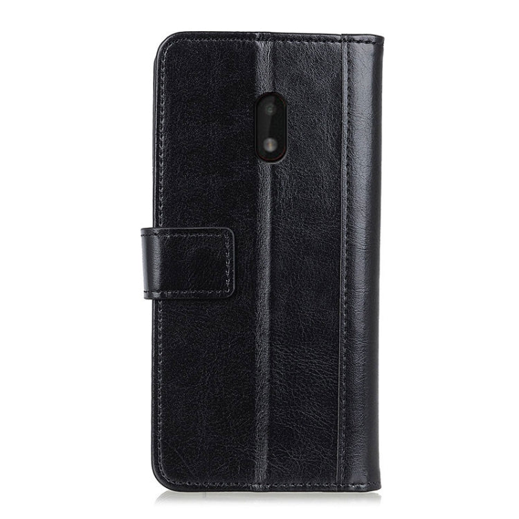 For Nokia C1 Plus Peas Crazy Horse Texture Horizontal Flip Leather Case with Holder & Card Slots & Wallet