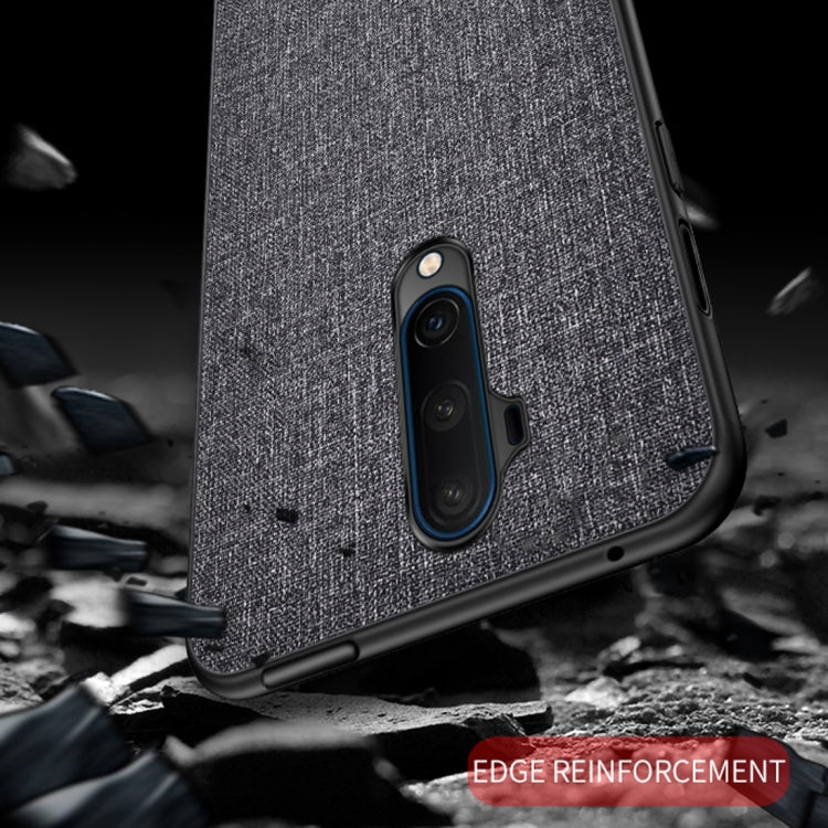 For OnePlus 7T Pro Shockproof Cloth Texture PC+ TPU Protective Case