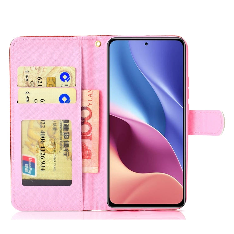 For Xiaomi Redmi K40 Glitter Powder Horizontal Flip Leather Case with Card Slots & Holder & Photo Frame & Wallet