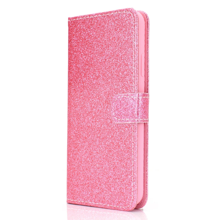 For Xiaomi Mi 11 Glitter Powder Horizontal Flip Leather Case with Card Slots & Holder & Photo Frame & Wallet