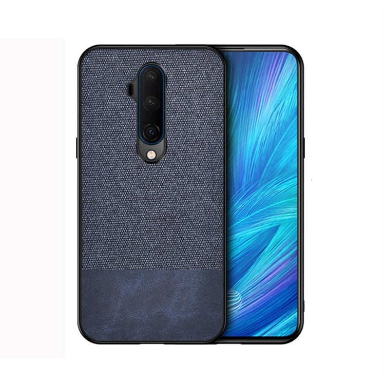 For OnePlus 7T Pro Shockproof Splicing PU + Cloth Protective Case