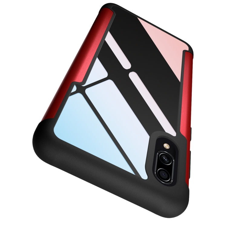 For Samsung Galaxy A02 Iron Man Series Metal PC + TPU Protective Case