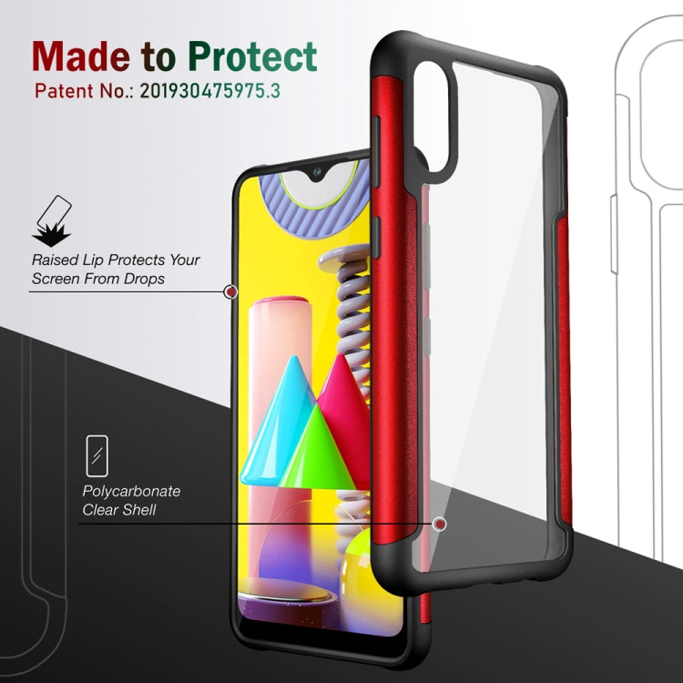 For Samsung Galaxy A02 Iron Man Series Metal PC + TPU Protective Case