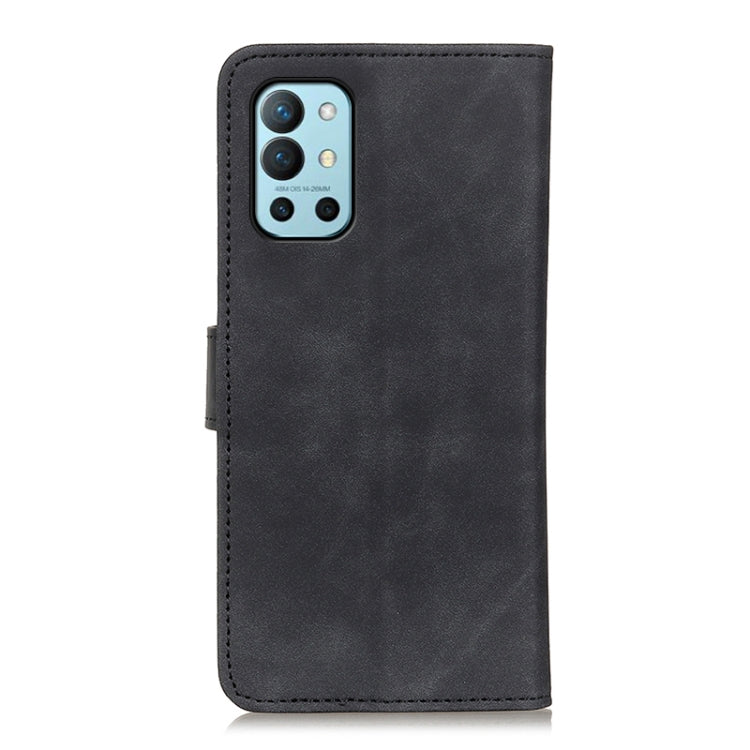 For OnePlus 9R KHAZNEH Retro Texture PU + TPU Horizontal Flip Leather Case with Holder & Card Slots & Wallet