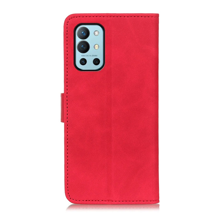 For OnePlus 9R KHAZNEH Retro Texture PU + TPU Horizontal Flip Leather Case with Holder & Card Slots & Wallet