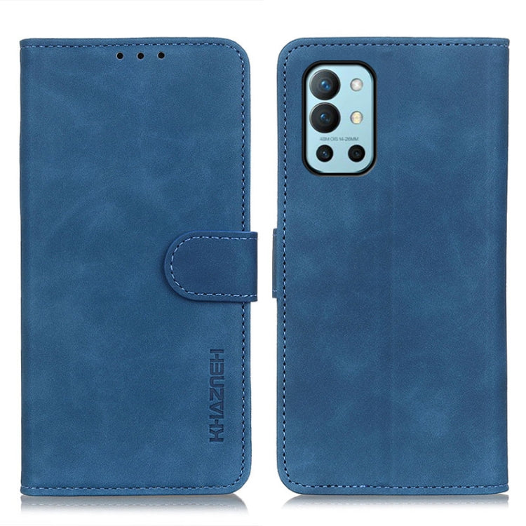 For OnePlus 9R KHAZNEH Retro Texture PU + TPU Horizontal Flip Leather Case with Holder & Card Slots & Wallet