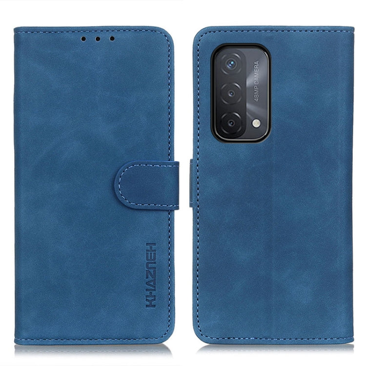 For OPPO A93 5G / A54 5G / A74 5G KHAZNEH Retro Texture PU + TPU Horizontal Flip Leather Case with Holder & Card Slots & Wallet