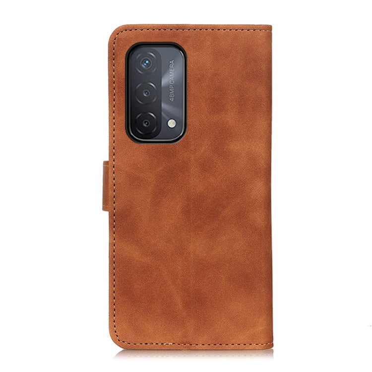 For OPPO A93 5G / A54 5G / A74 5G KHAZNEH Retro Texture PU + TPU Horizontal Flip Leather Case with Holder & Card Slots & Wallet