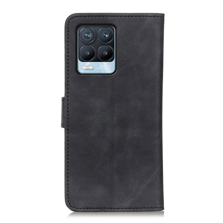 For OPPO Realme 8 / 8 Pro KHAZNEH Retro Texture PU + TPU Horizontal Flip Leather Case with Holder & Card Slots & Wallet