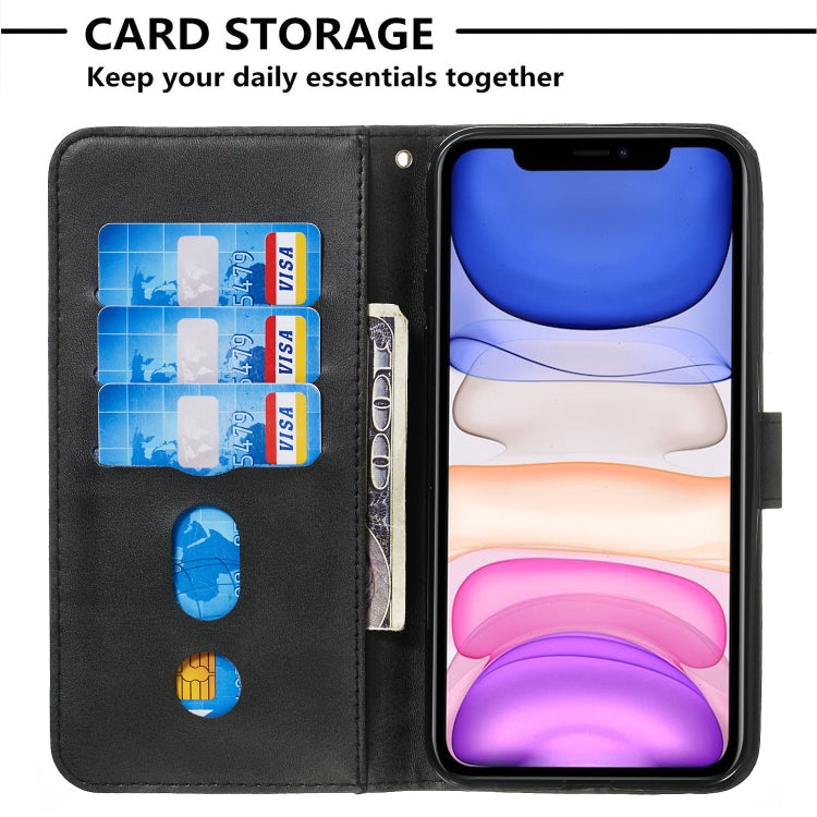For iPhone 11 Zipper Horizontal Flip Leather Case with Wallet & Holder & Card Slots