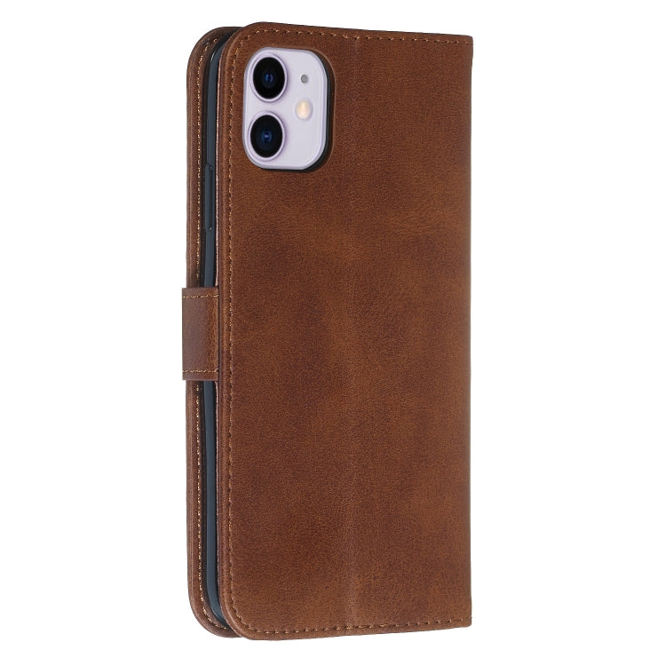 For iPhone 11 Zipper Horizontal Flip Leather Case with Wallet & Holder & Card Slots